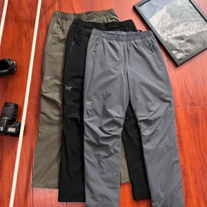Luxury Archaeopteryx Long Pants Green Gore-Tex Duck Down Woven Fabric Adjustable Drawstring Winter
