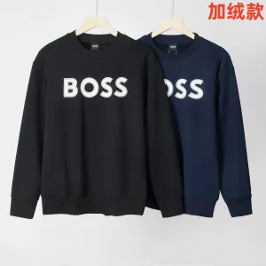 Designer Boss Sweatshirt Blue Fleece