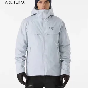 Luxury Archaeopteryx Down Jackets Red Gore-Tex Goose Mesh Adjustable Drawstring Zippered Pocket