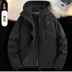 Designer Archaeopteryx Jacket Orange Winter Windproof Cuffs