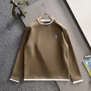 AAA Luxury Burberry Long-Sleeved Sweatshirt Red Autumn Winter And