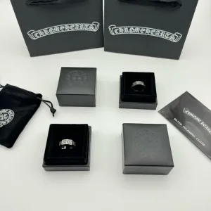 Reps Designer Chrome Hearts Ring Ash
