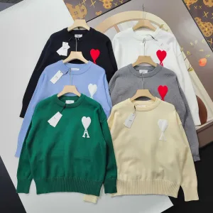 High Quality Ami Shirts Red Cotton Wool Blend Down Polyester Jacquard Suitable For All Body Types Street Style Autumn Winter