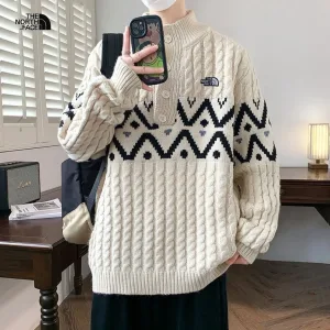 Reps North Sweater Red Knitted Fabric