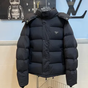 Luxury AAA Prada Down Jacket Red Goose Winter