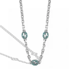 Super Clone Reps Gucci Necklace Green Lace