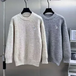 Luxury AAA Hazzys Sweater Red Wool Clean And Neat Simple Style Sophistication Autumn Winter Embroidery