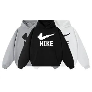 Designer Nike Hoodie Black Cotton