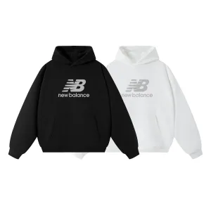 Luxury New Balance Hoodie Black