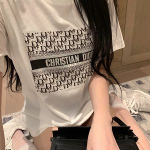 1:1 Dior Cotton Short Sleeves For Spring
