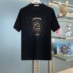 High Quality Luxury Dior Cotton Short-Sleeved T-Shirt