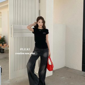 Luxury Miu Miu Short Sleeves