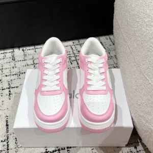 Luxury Nike Casual Shoes Red Natural Rubber Genuine Leather Sheepskin Cowhide Outsole Spring Summer