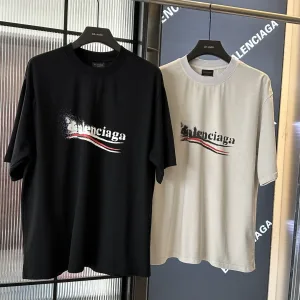 Luxury Reps Balenciaga Short-Sleeved Shirts Color Cotton Pure