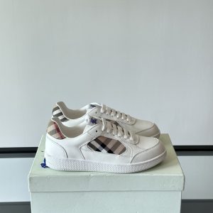 Luxury Burberry Cotton Sneakers