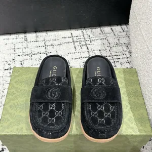 Super Clone Gucci Baotou Tuo Sheepskin Suede Rubber Spring Summer