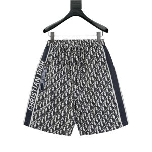 High Quality Luxury Dior Jacquard Shorts