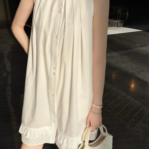 Aaa Saint Laurent Cotton Dress For Summer