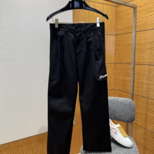 AAA Luxury Louis Vuitton Dress Pants Red Twill Fabric Patch