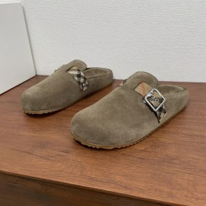 Luxury Designer Burberry Calfskin Sandals