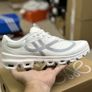 Designer Super Clone Loewe Running Shoes Red Polyester Mesh Spring Summer Breathable