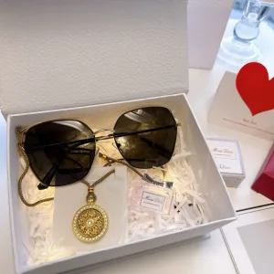 High Quality AAA Dior Sunglasses Gold