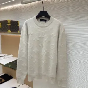Luxury AAA Louis Vuitton Sweater Red Cashmere