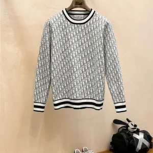 AAA Dior Sweaters Ash Wool Autumn Winter And Early Even Stitching