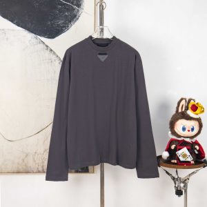 Luxury High Quality Prada Cotton Long Sleeves