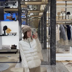 Luxury Super Clone Monk Down Jacket White Wool