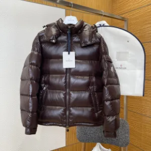 High Quality Reps Moncler Down Jacket Red Duck Nylon Water-Repellent Fabric Embroidery