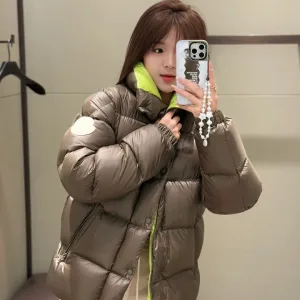 High Quality Luxury Moncler Outerwear Green Down