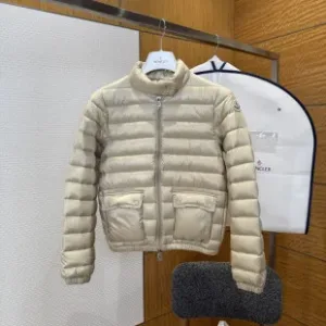 Luxury Moncler Coat Red Duck Down