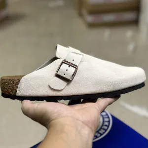 Reps Super Clone Birken Sneakers Beige Eva Genuine Leather Suede Cowhide Rubber Sturdy And Durable