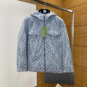 Reps Gucci Down Jacket Blue Duck Denim