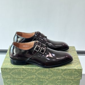 1:1 Aaa Gucci Cowhide Leather Shoes