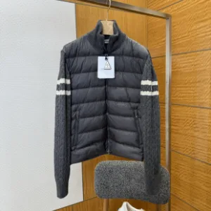 Super Clone Moncler Down Jacket Ash Wool Cashmere Duck Nylon