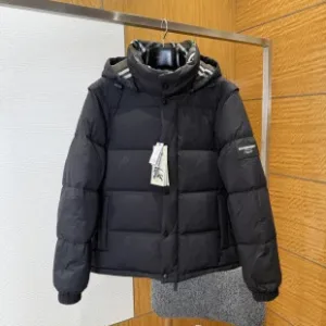 AAA Burberry Outerwear Green Duck Down Nylon Winter Patch