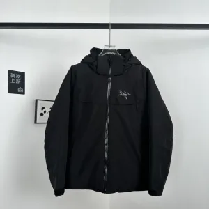 Super Clone Archaeopteryx Jackets Red Gore-Tex Duck Down Nylon Mesh Fabric Winter Hidden Pocket Zippered