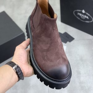 Luxury Prada Calfskin Dr. Martens Boots