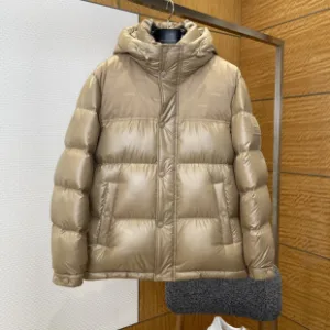 AAA Burberry Down Jacket Red Duck Glossy Fabric