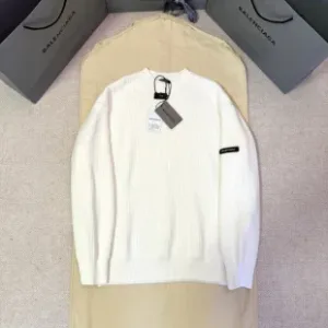 Super Clone AAA Balenciaga Sweater Ash Wool Piqu Soft Touch Worsted