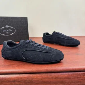 High Quality Luxury Prada Leather Sneakers