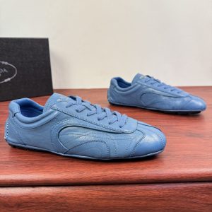 Aaa 1:1 Prada Leather Sneakers