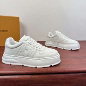 Designer Louis Vuitton Cowhide Leather Shoes
