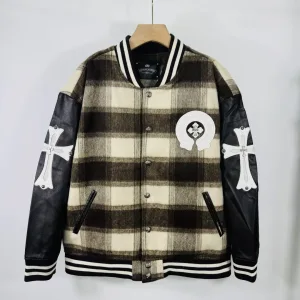 Designer Chrome Hearts Cotton-Padded Jacket Color Cotton Silk Wool Winter Embroidery Heavy