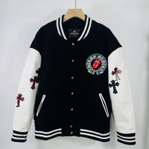 Designer Chrome Hearts Cotton-Padded Jacket Color Cotton Silk Wool Winter Embroidery Heavy