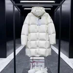 AAA Moncler Outerwear Red Silk Goose Down Nylon Silky Smooth Satin Fabric Zippered Pocket