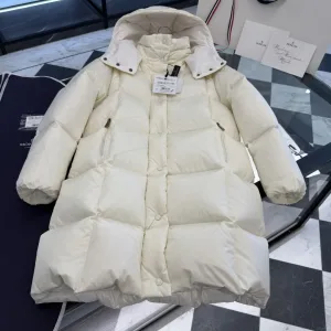 Designer Super Clone Moncler Outerwear White Down
