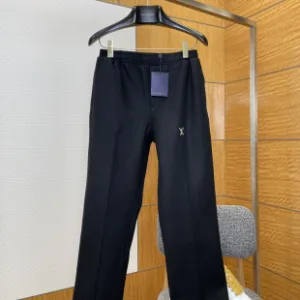 AAA Louis Vuitton Trousers Red Wool Cashmere Nylon Spandex Sophistication Embroidery 3D